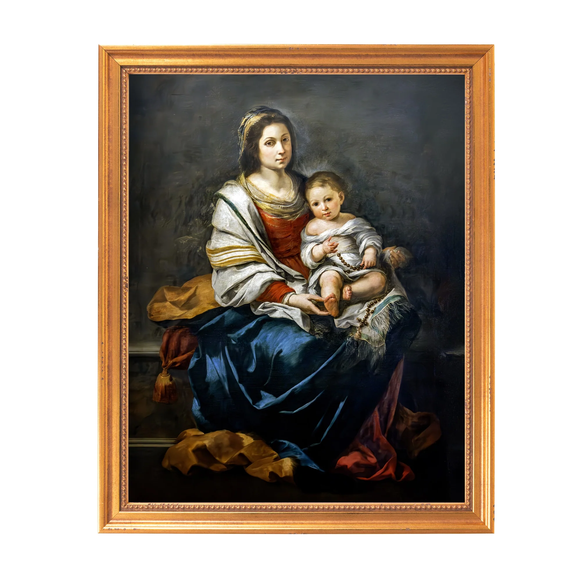 Murillo's Madonna of the Rosary Framed Canvas - Sacred Classics Collection - Image 6