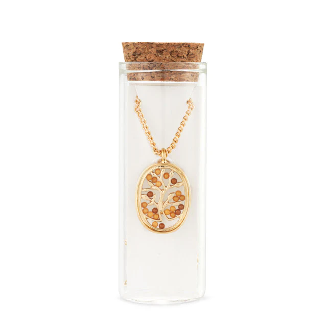 Mustard Seed Necklace - Gold or Silver - Image 2