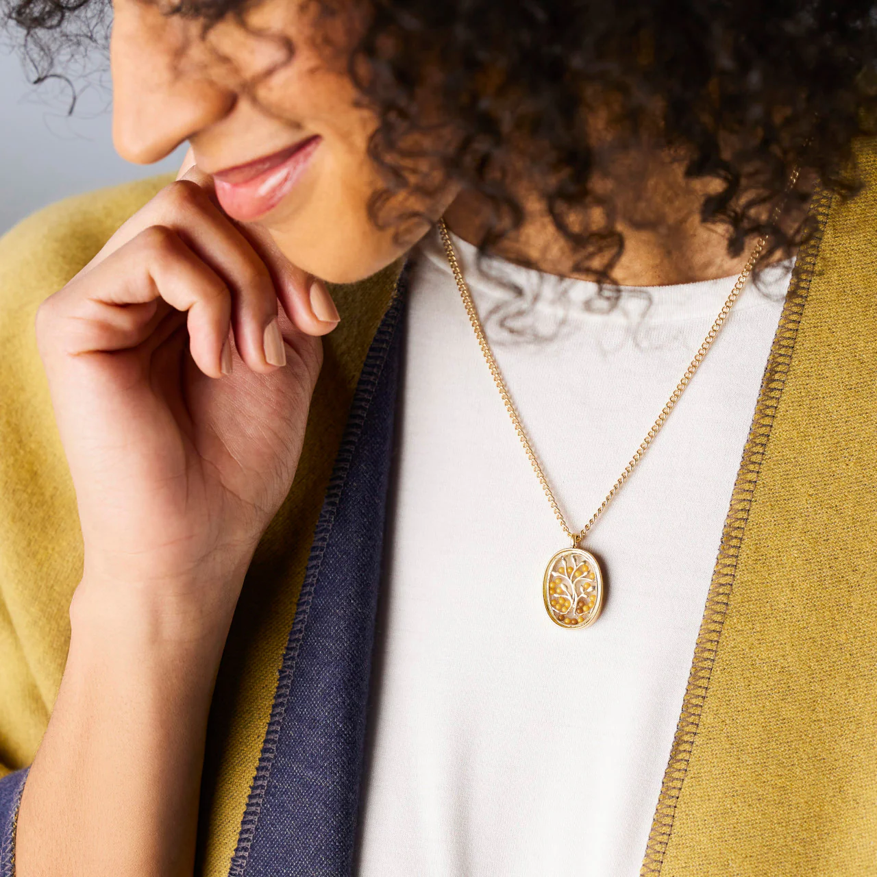 Mustard Seed Necklace - Gold or Silver - Image 3