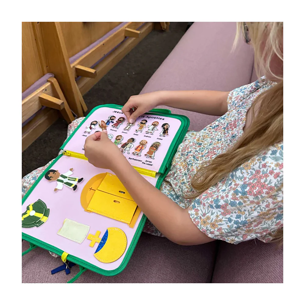My Pray and Play Busy Book - A Quiet Felt Book - Image 2