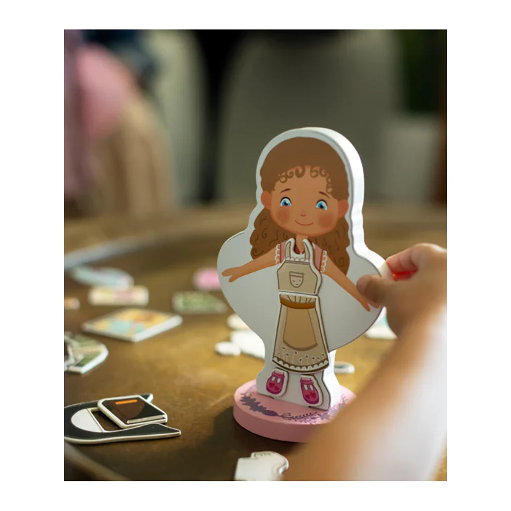 My St. Thérèse Magnetic Wooden Dress-Up Doll Set - Image 3