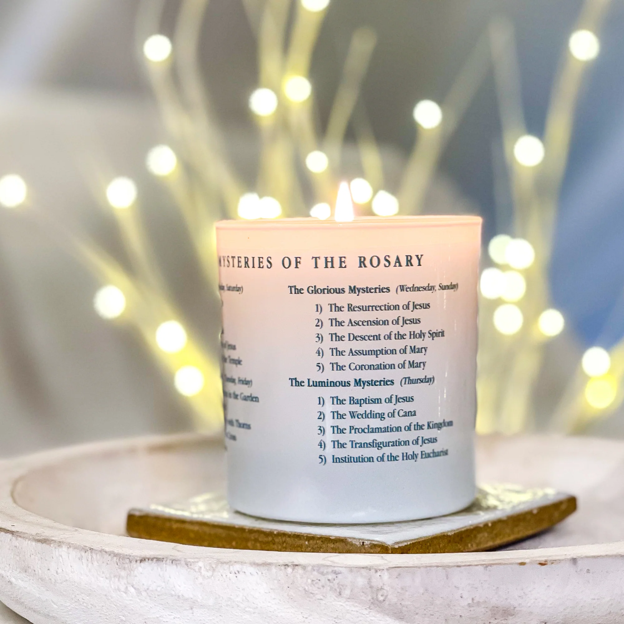 Mysteries of the Rosary Candle - Image 5