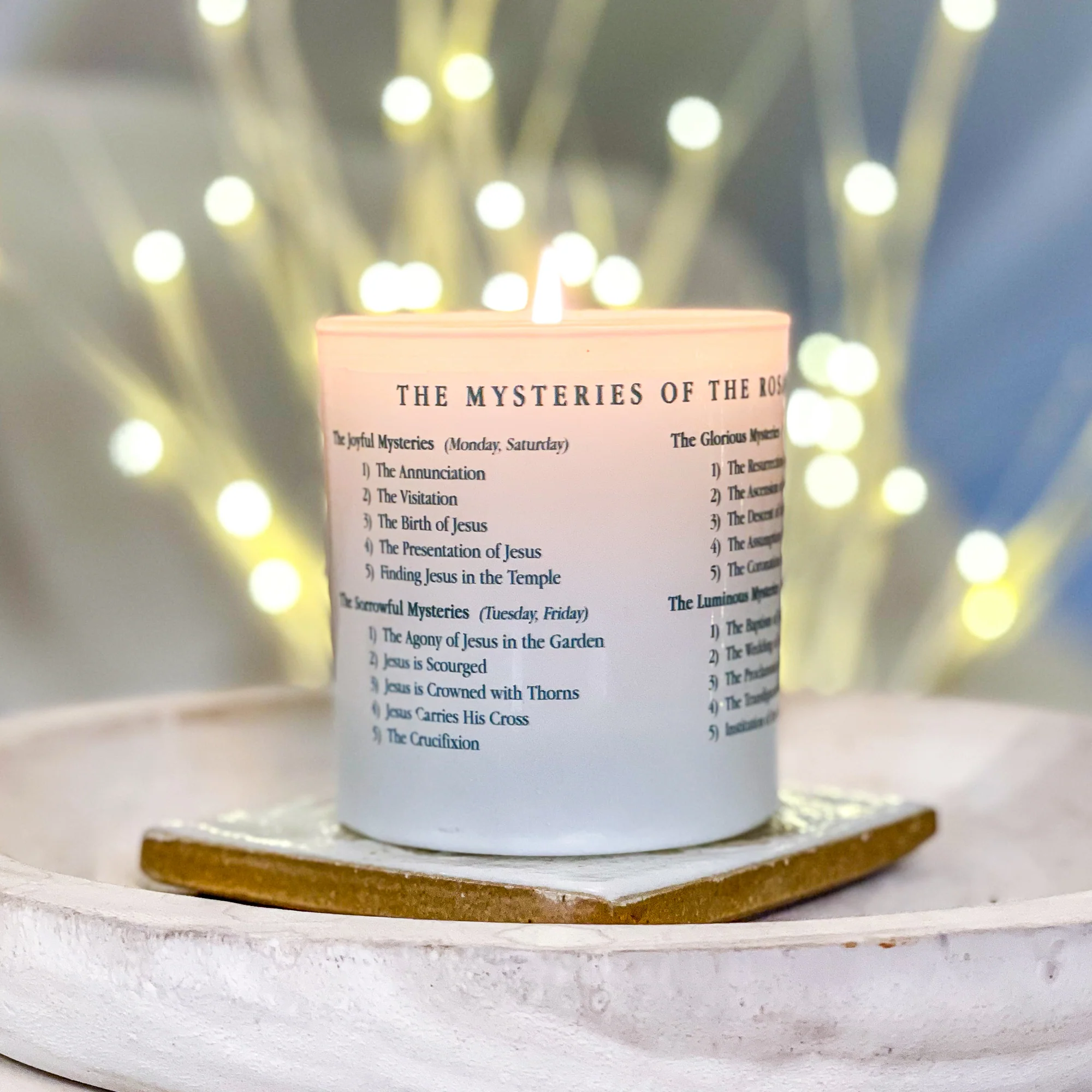 Mysteries of the Rosary Candle - Image 6