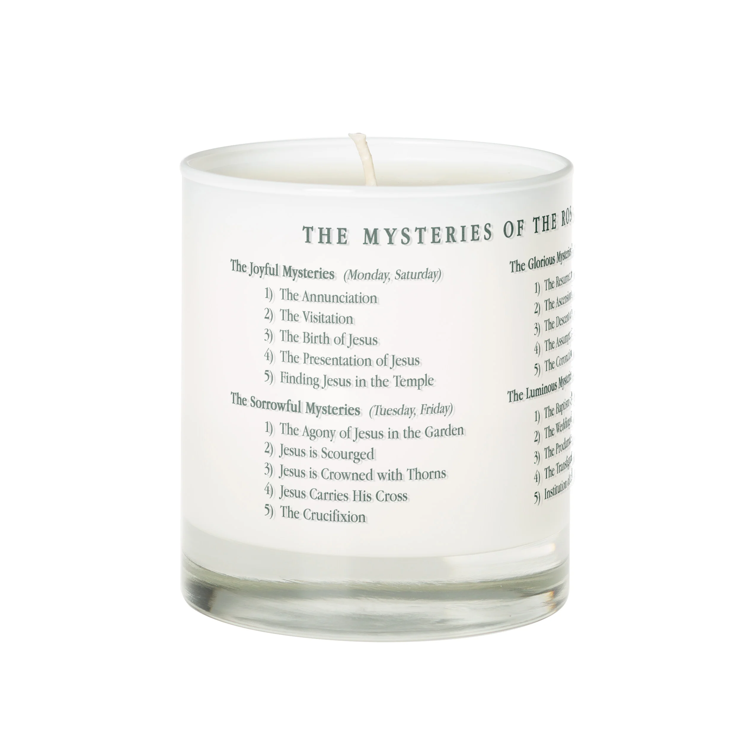Mysteries of the Rosary Candle - Image 7