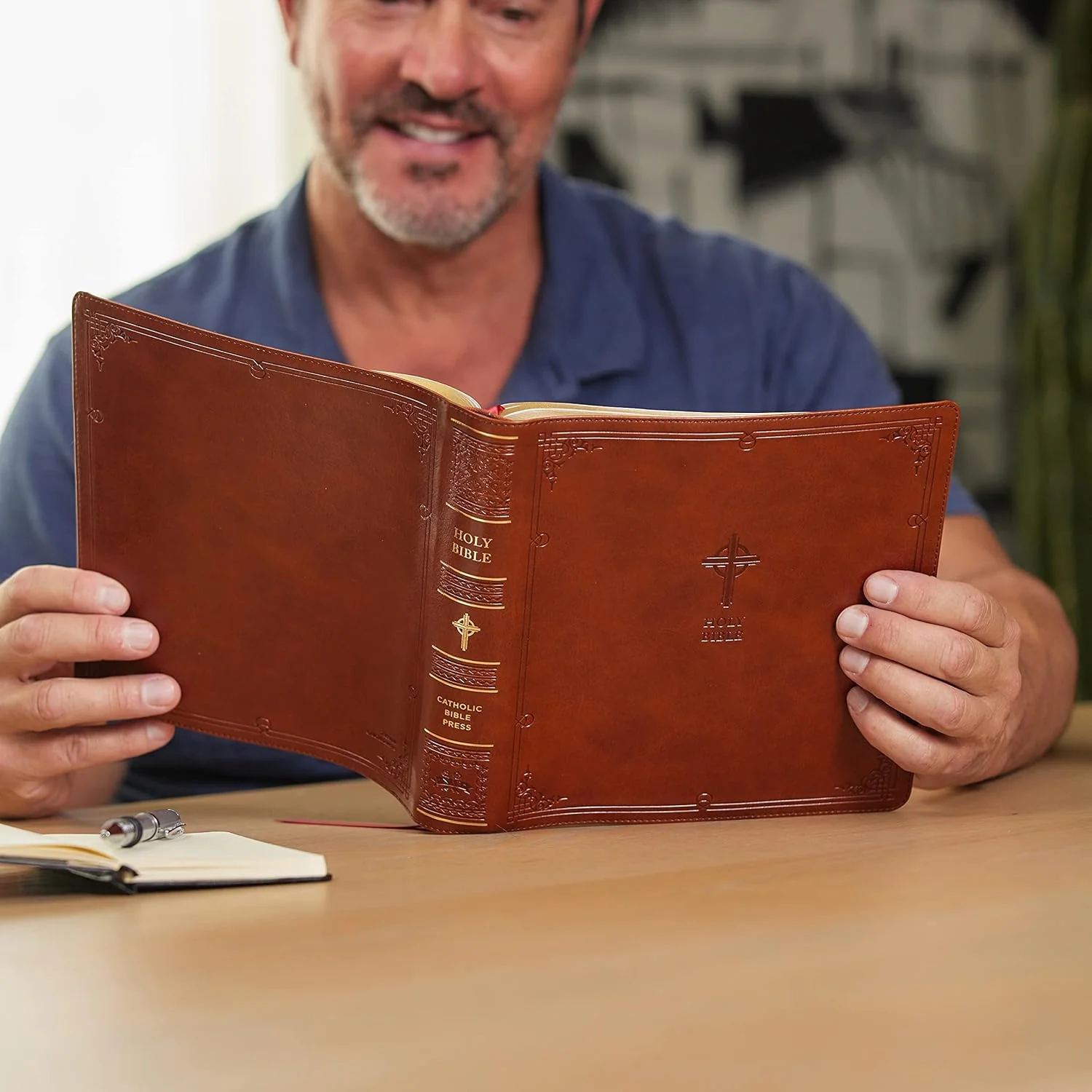 NABRE Extra Large Print Leathersoft Bible -Multiple Colors - Image 3