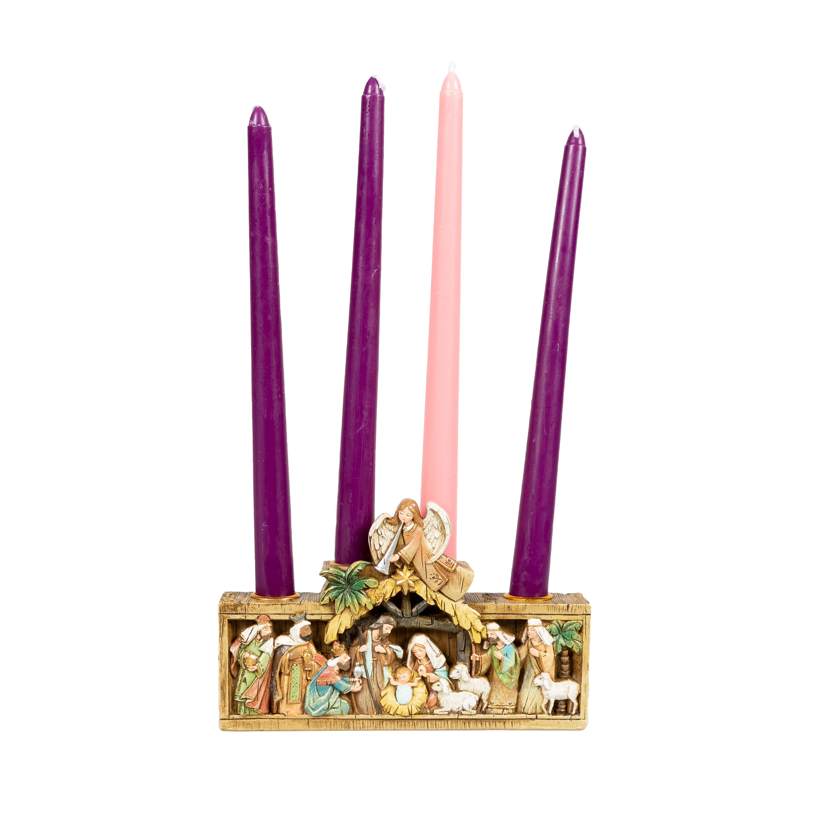 Nativity Crèche Advent Candleholder - Image 2