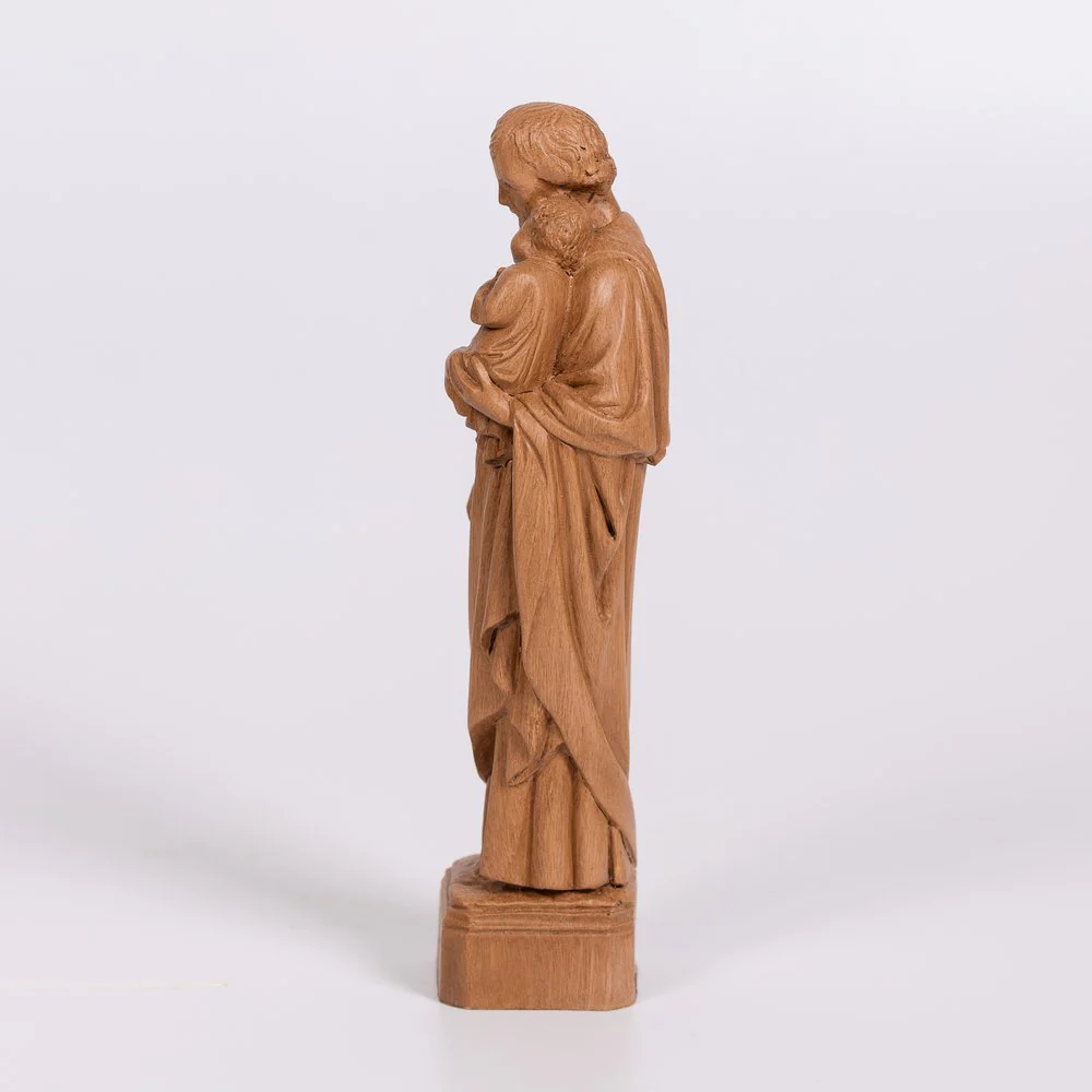 Natural Finish St. Joseph Statue - Image 3