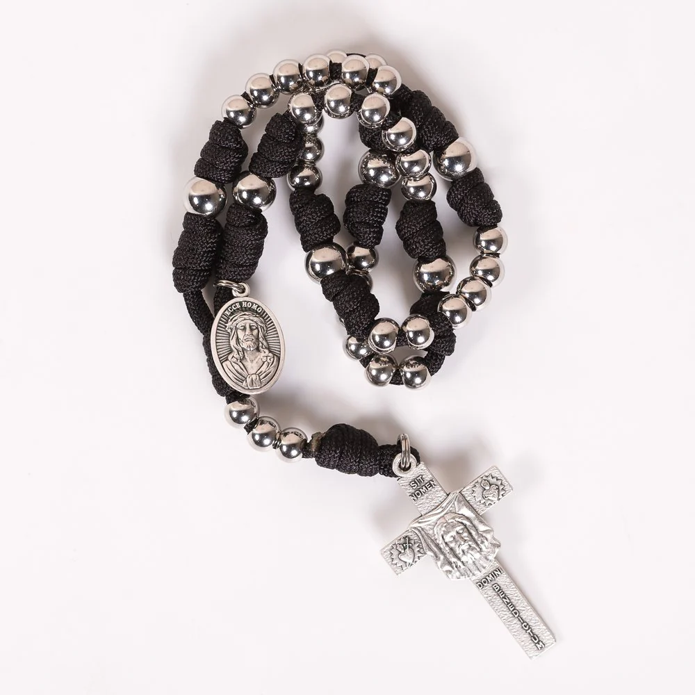 Black Paracord Holy Face Chaplet