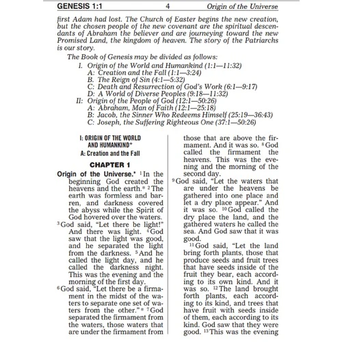 New Catholic Bible - St. Joseph Edition- Burgundy Bonded Leather Giant Type - Image 5