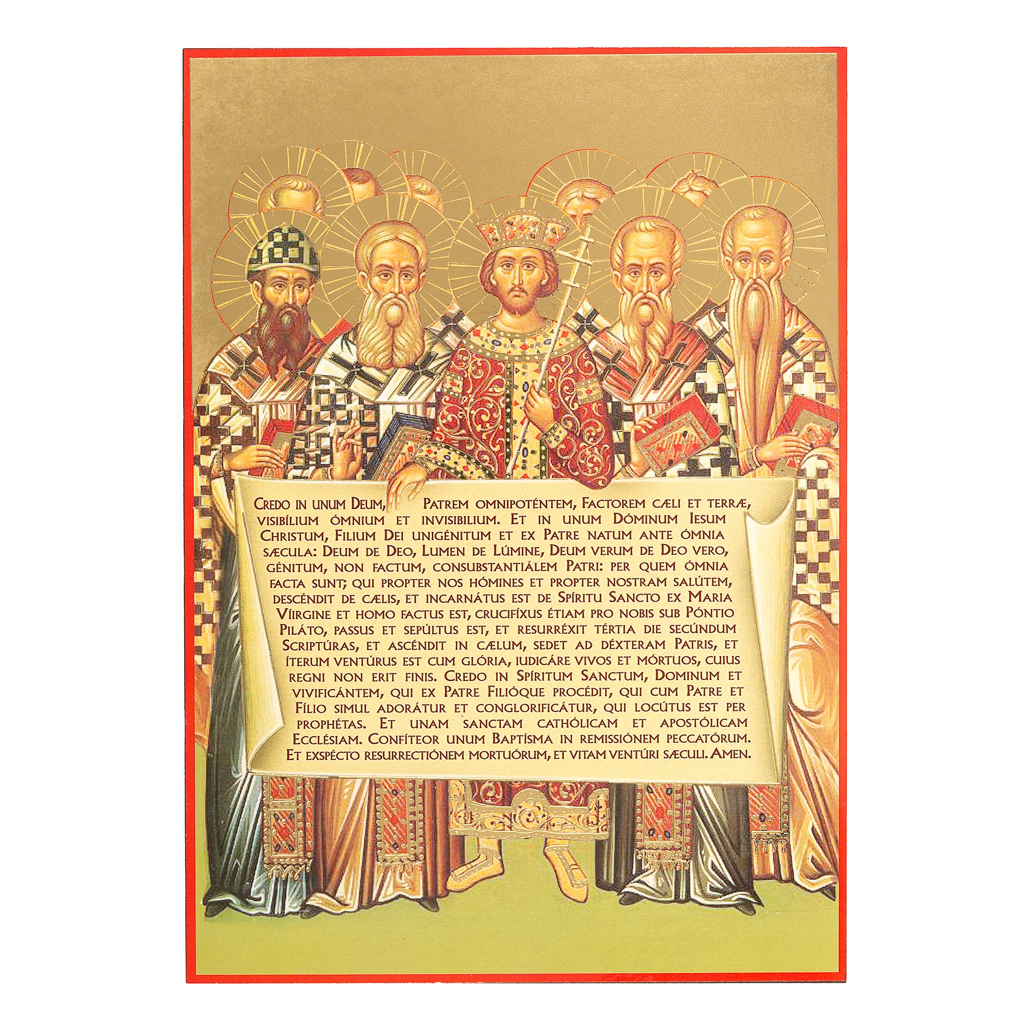 Nicene Creed Latin Wood Icon - Image 2