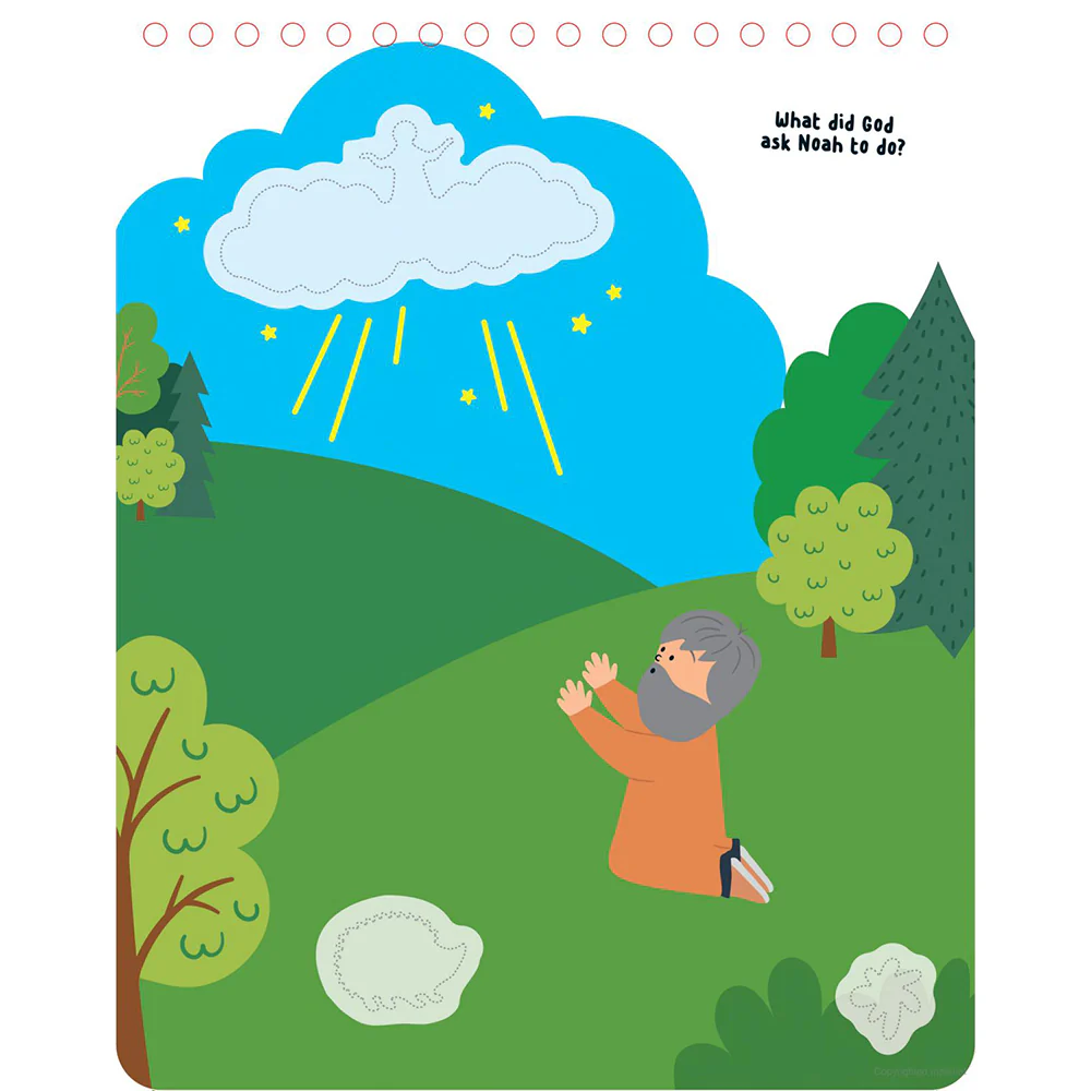 Noah's Ark Jelly Sticker Activity Pad - Image 2