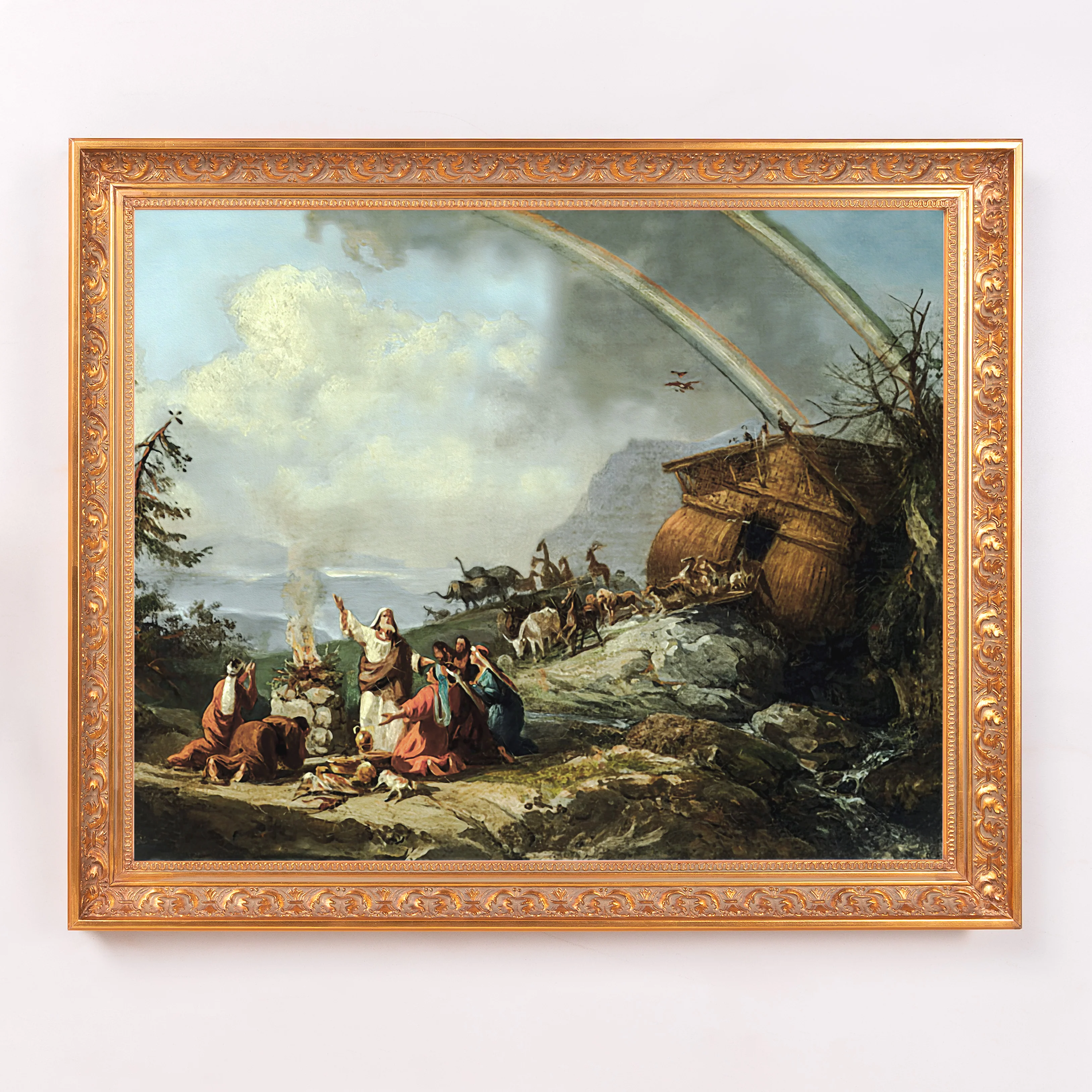 Noah's Prayer of Thanks Framed Canvas - Sacred Signature Collection - Image 4