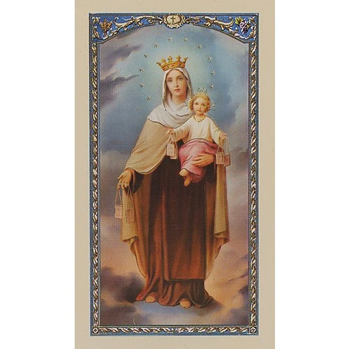 Novena to Our Lady of Mount Carmel - Prayer Card