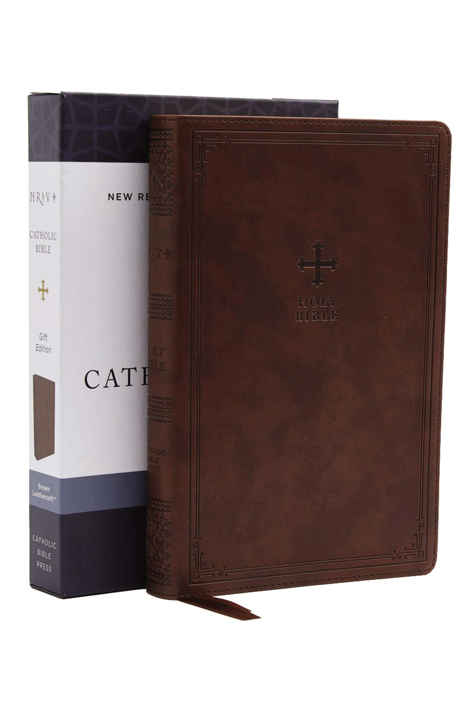 NRSV Catholic Bible - Brown Leathersoft Personal Size