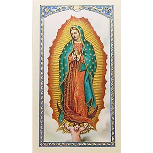 Nuestra Senora de Guadalupe (Our Lady of Guadalupe) – Spanish Prayer Card