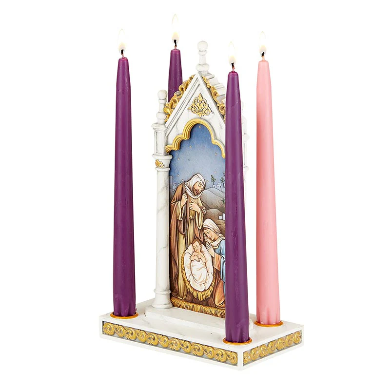 O Little Town of Bethlehem Advent Candle Holder - Image 3