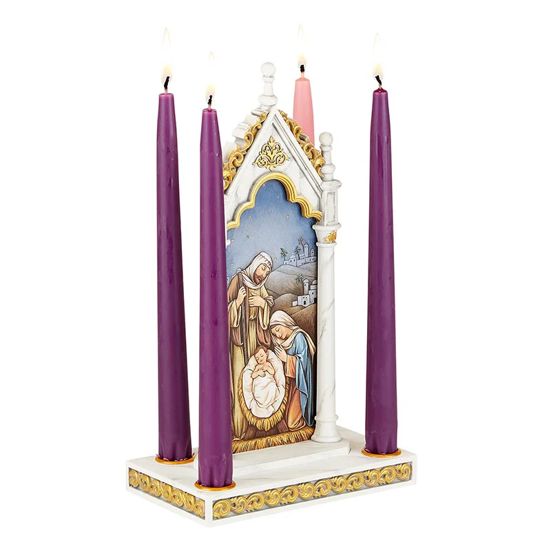 O Little Town of Bethlehem Advent Candle Holder - Image 4