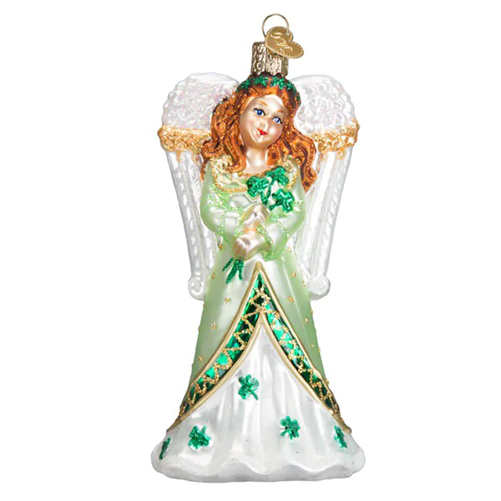 Old World Christmas Irish Angel Ornament - Image 2