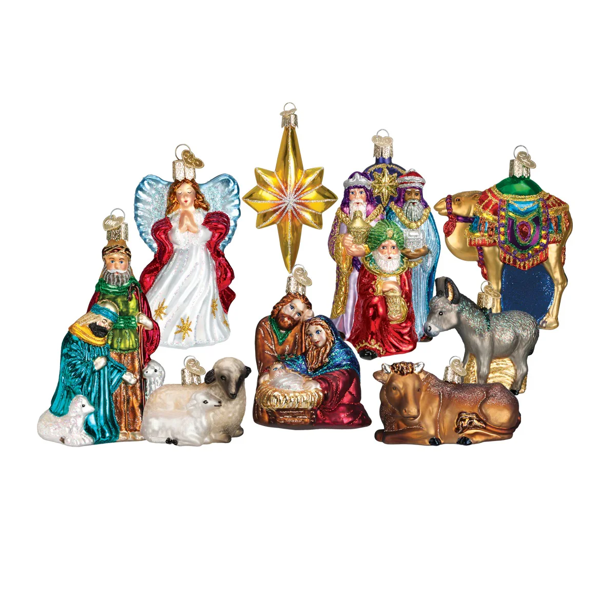 Old World Christmas Nativity Ornaments Collection - Image 3