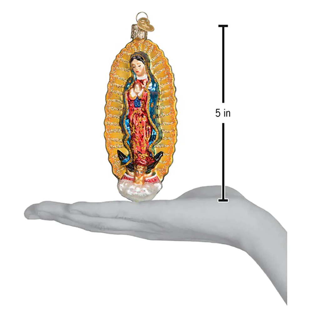 Old World Christmas Our Lady of Guadalupe Ornament - Image 4