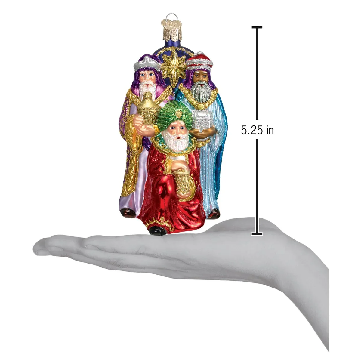 Old World Christmas Three Wise Men Ornament - Image 3