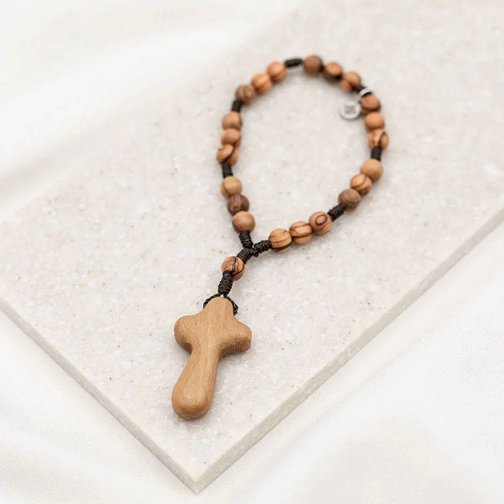 Olive Wood Peace Chaplet
