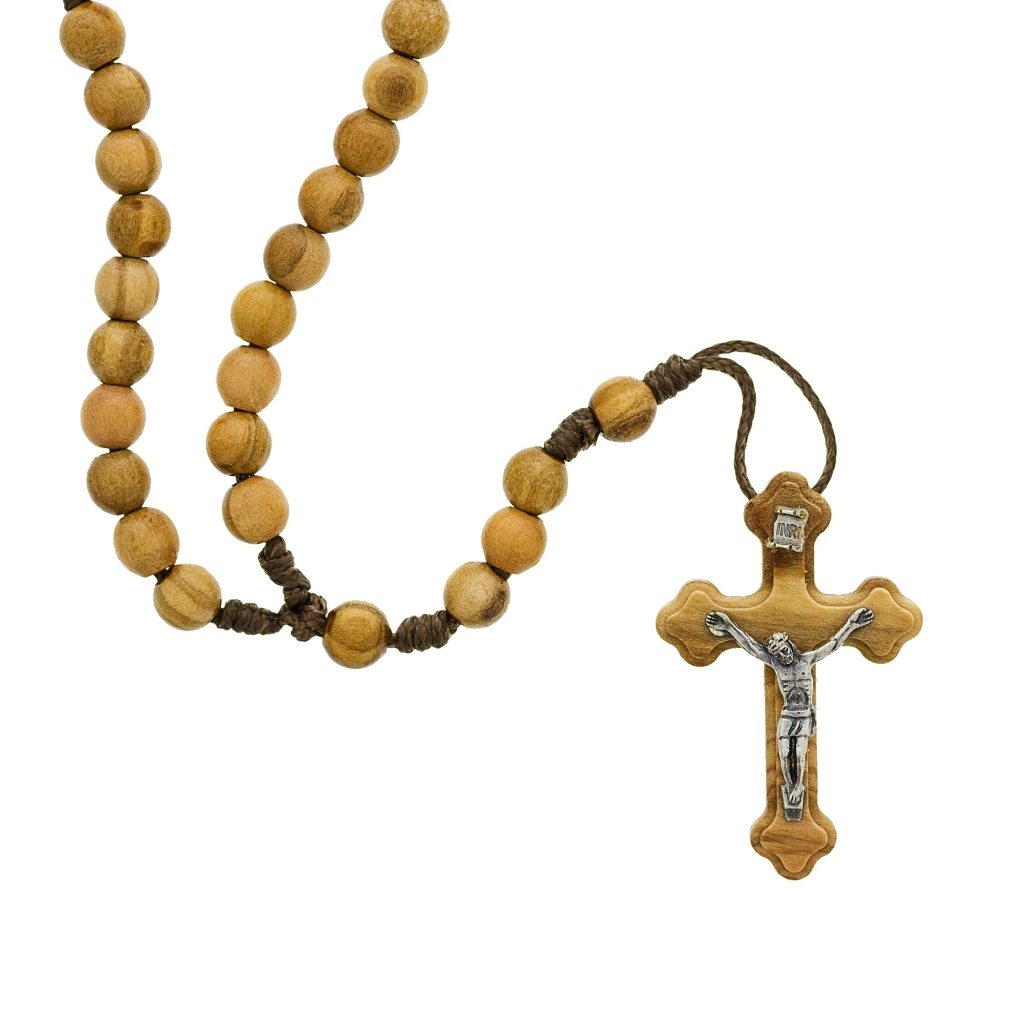 Olive Wood Rosary - 6mm - Image 2