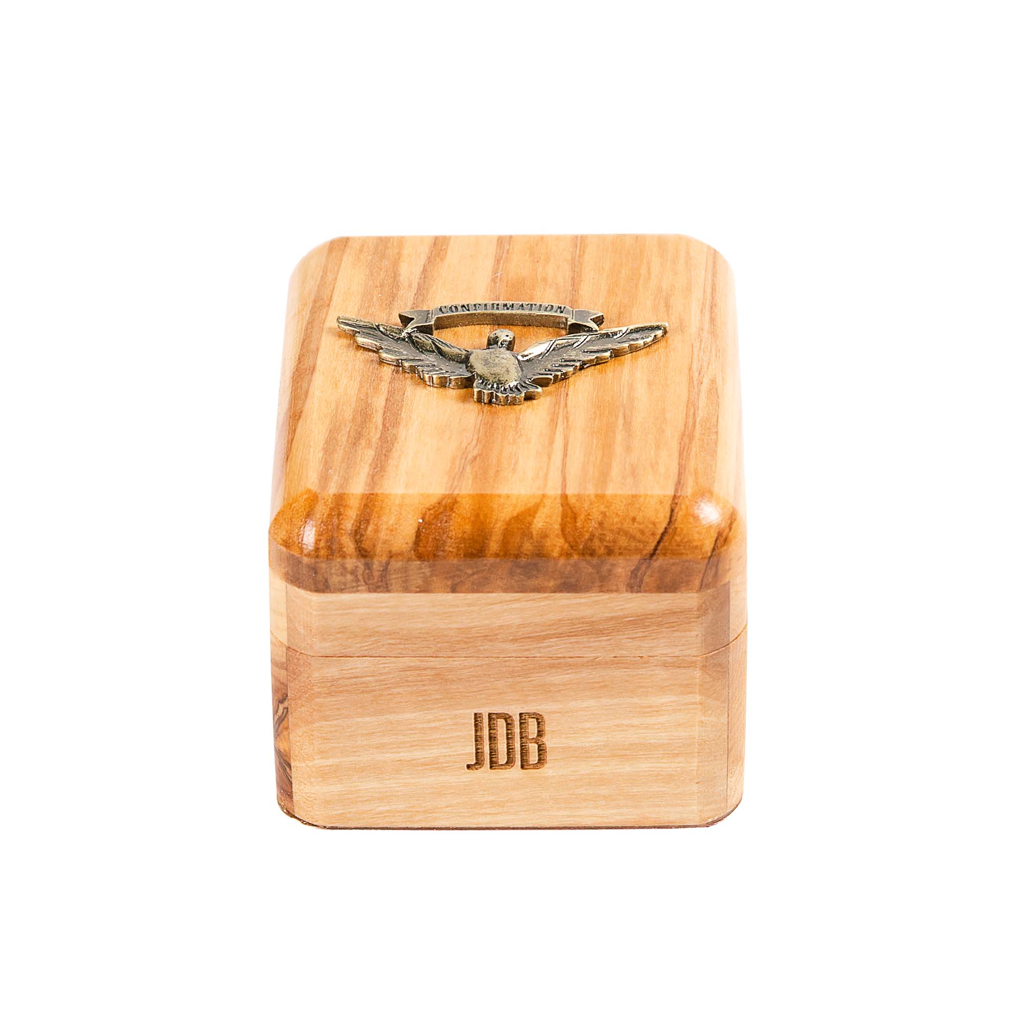 Olive Wood Rosary In Confirmation Box - Image 2