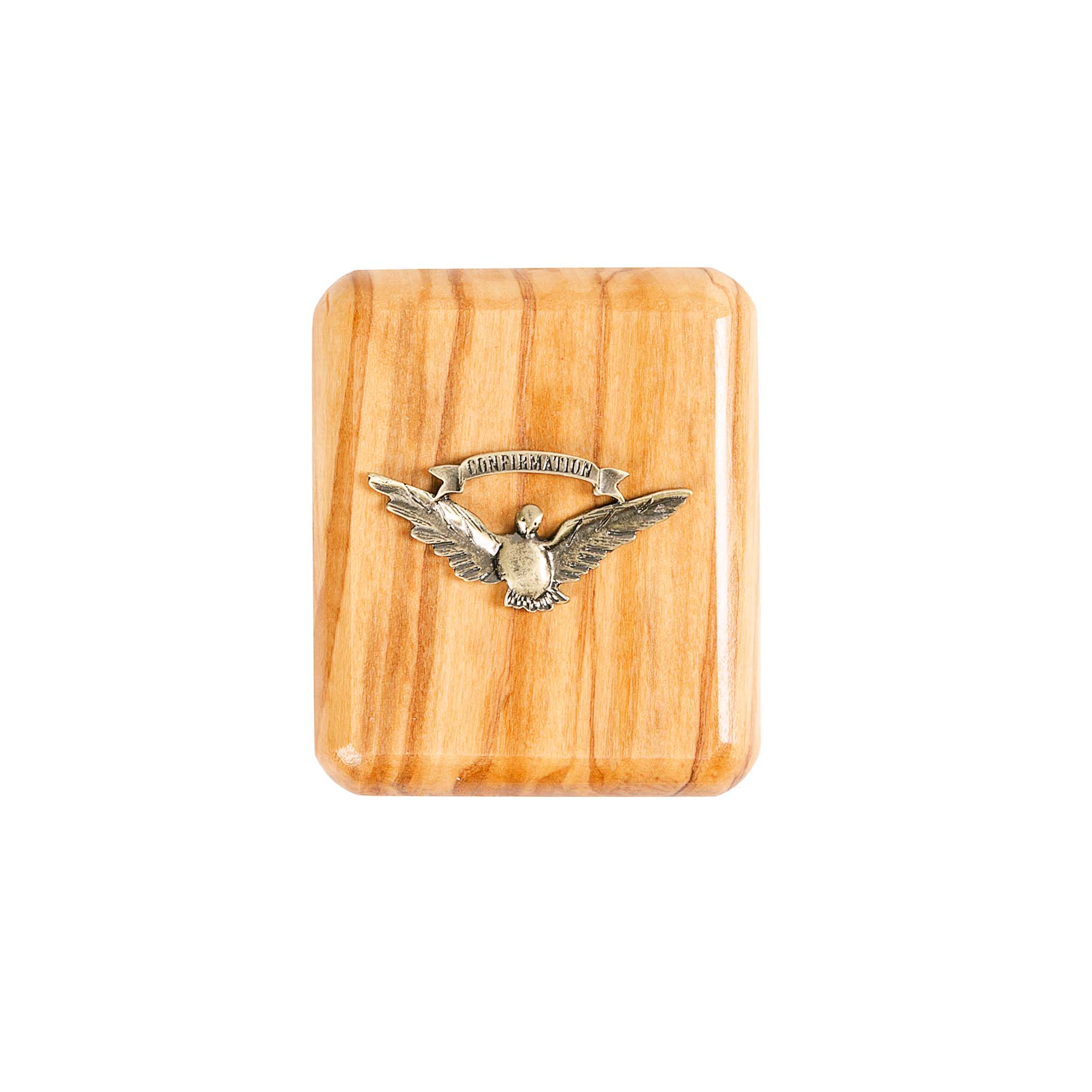 Olive Wood Rosary In Confirmation Box - Image 3