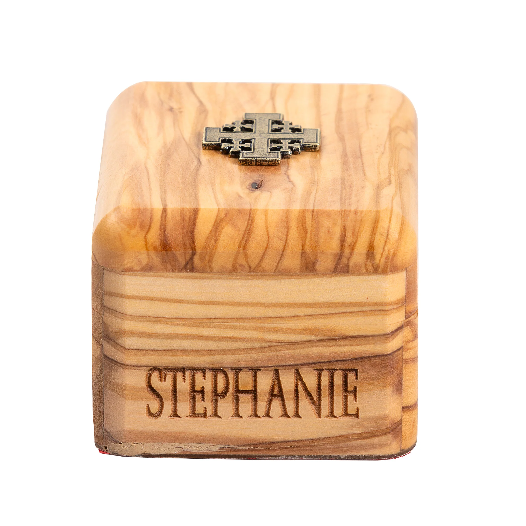 Olive Wood Rosary with Box from Holy Land - Image 2