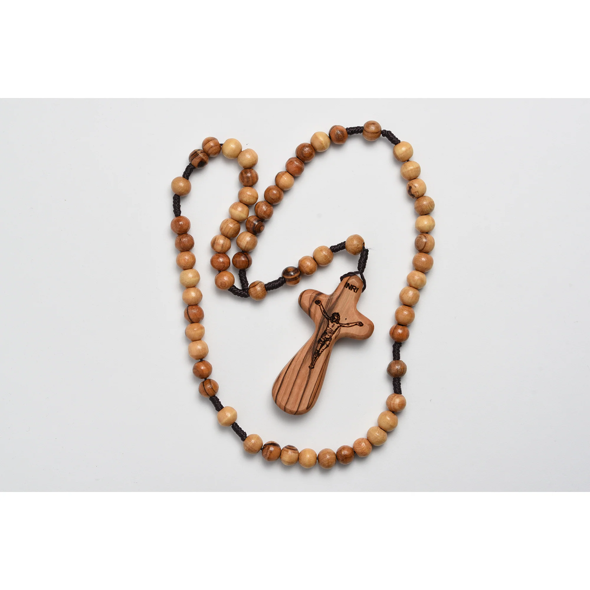 Olive Wood Rosary with Comfort Crucifix - Image 4
