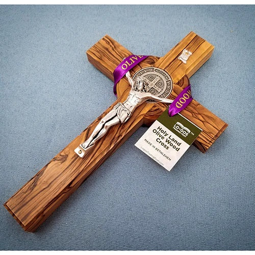 Olive Wood St. Benedict Cross - Multiple Sizes - Image 5