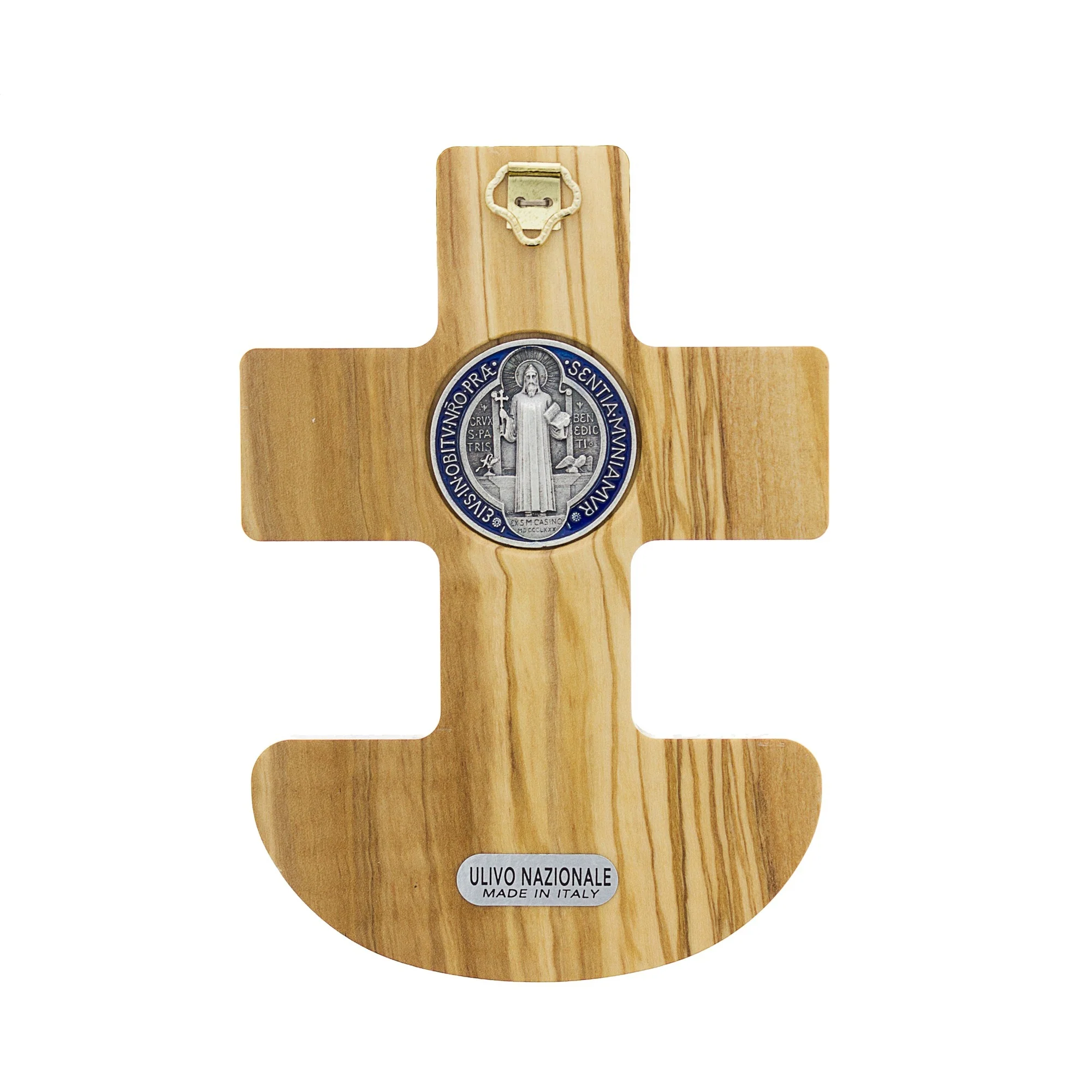 Olive Wood St. Benedict Font - Image 2