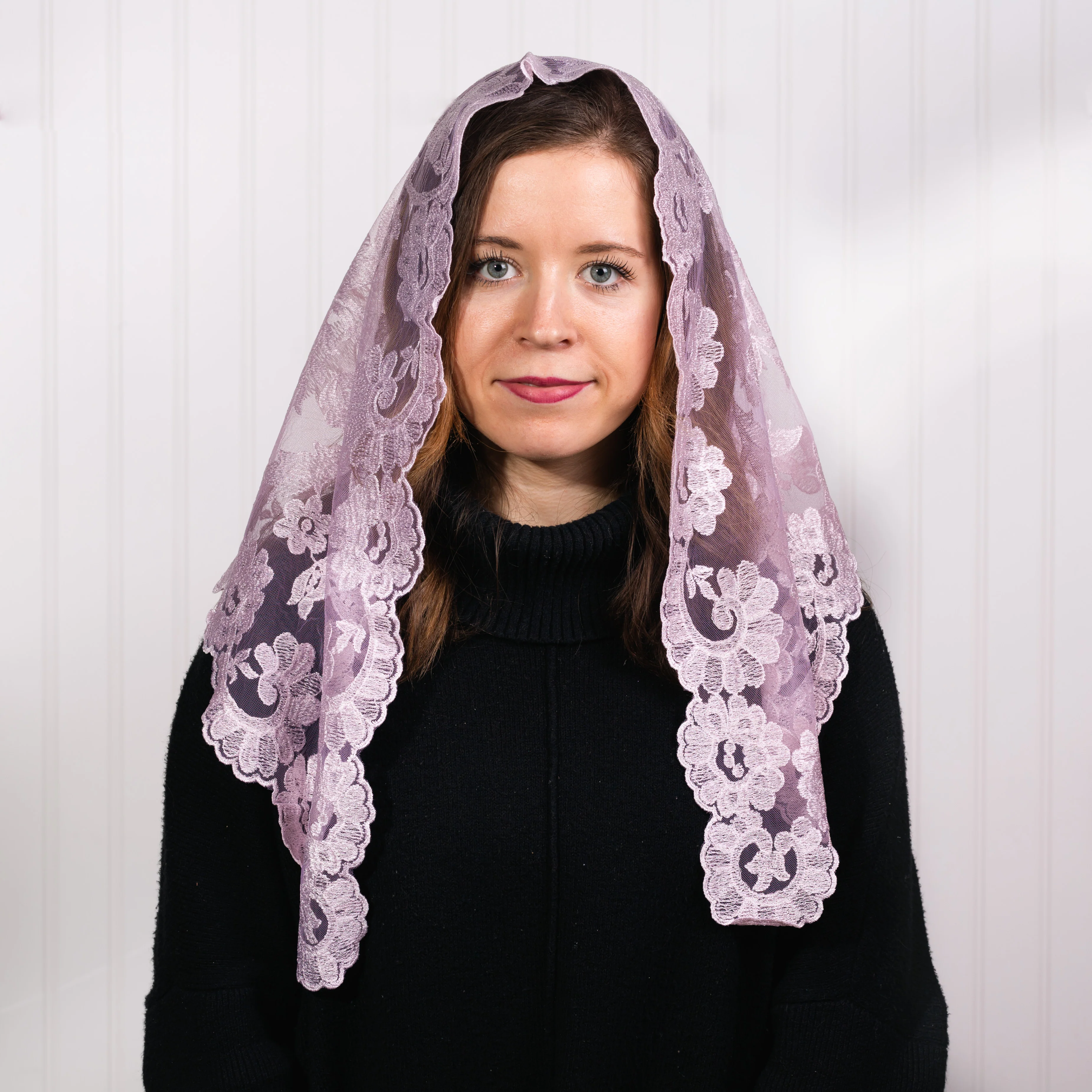 Olivia Spanish Lace Chapel Veil - Multiple Colors - Image 12
