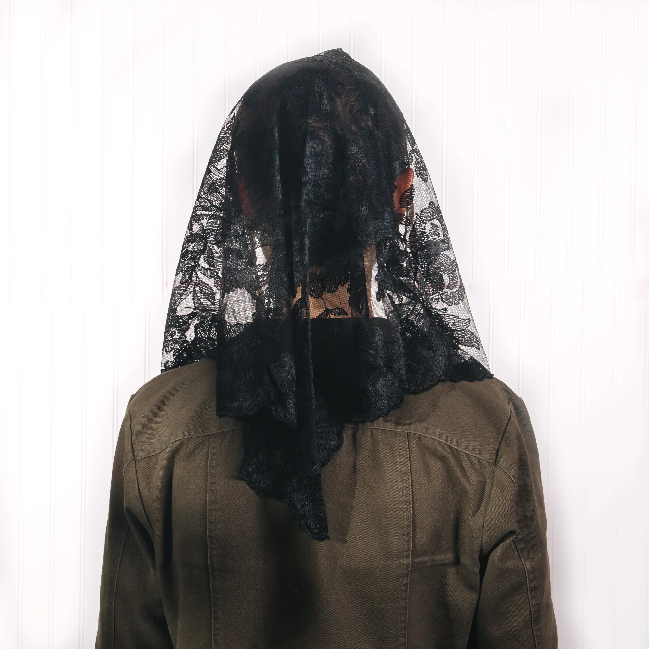 Olivia Spanish Lace Chapel Veil - Multiple Colors - Image 3