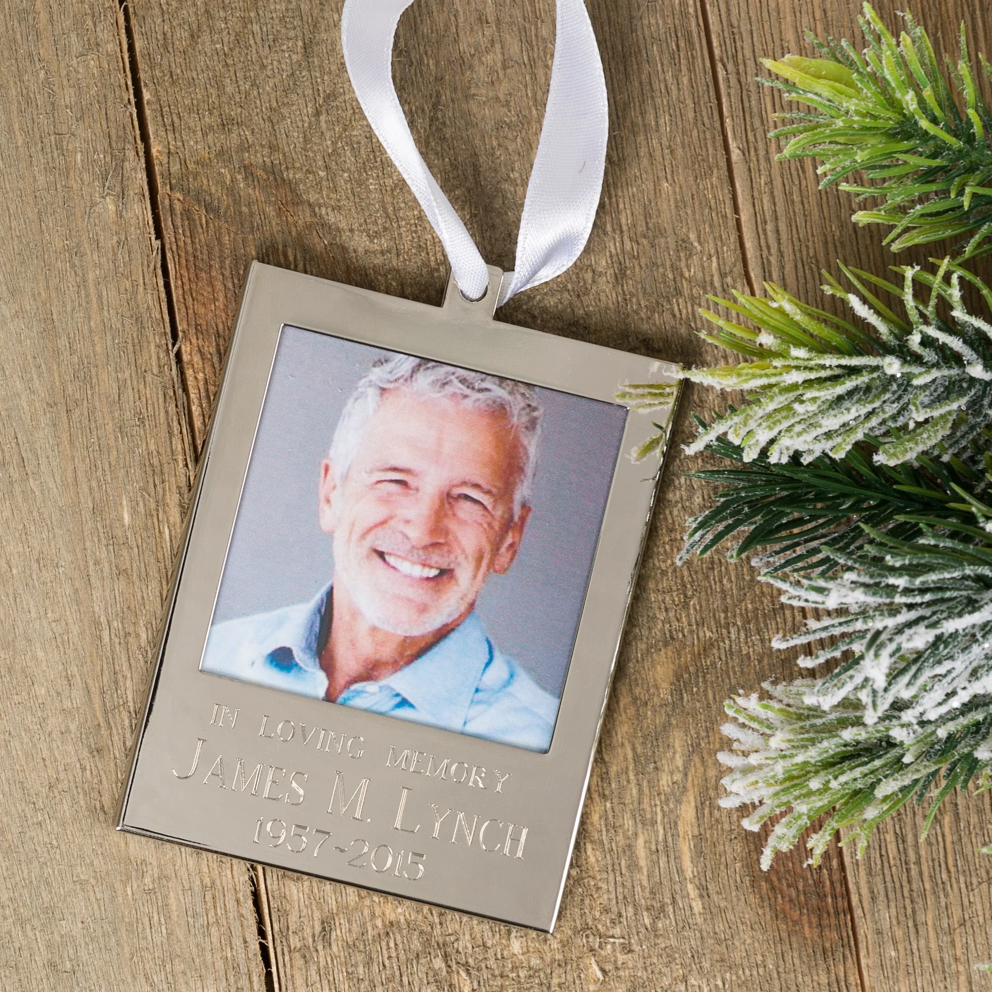 On Eagle's Wings Personalized Memorial Ornament