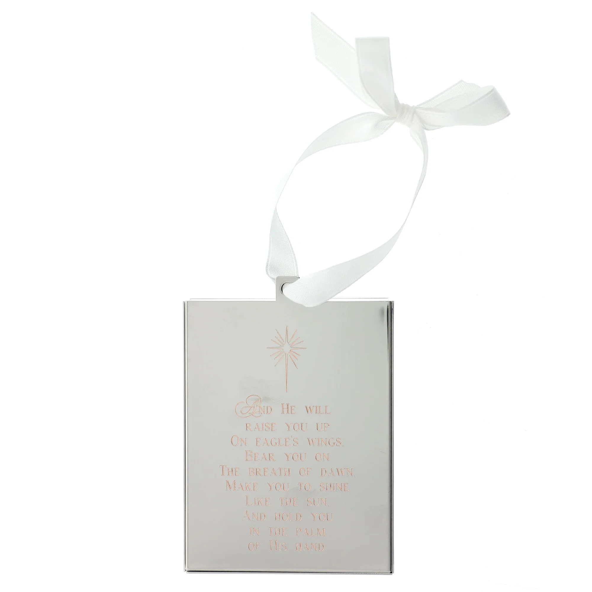 On Eagle's Wings Personalized Memorial Ornament - Image 2