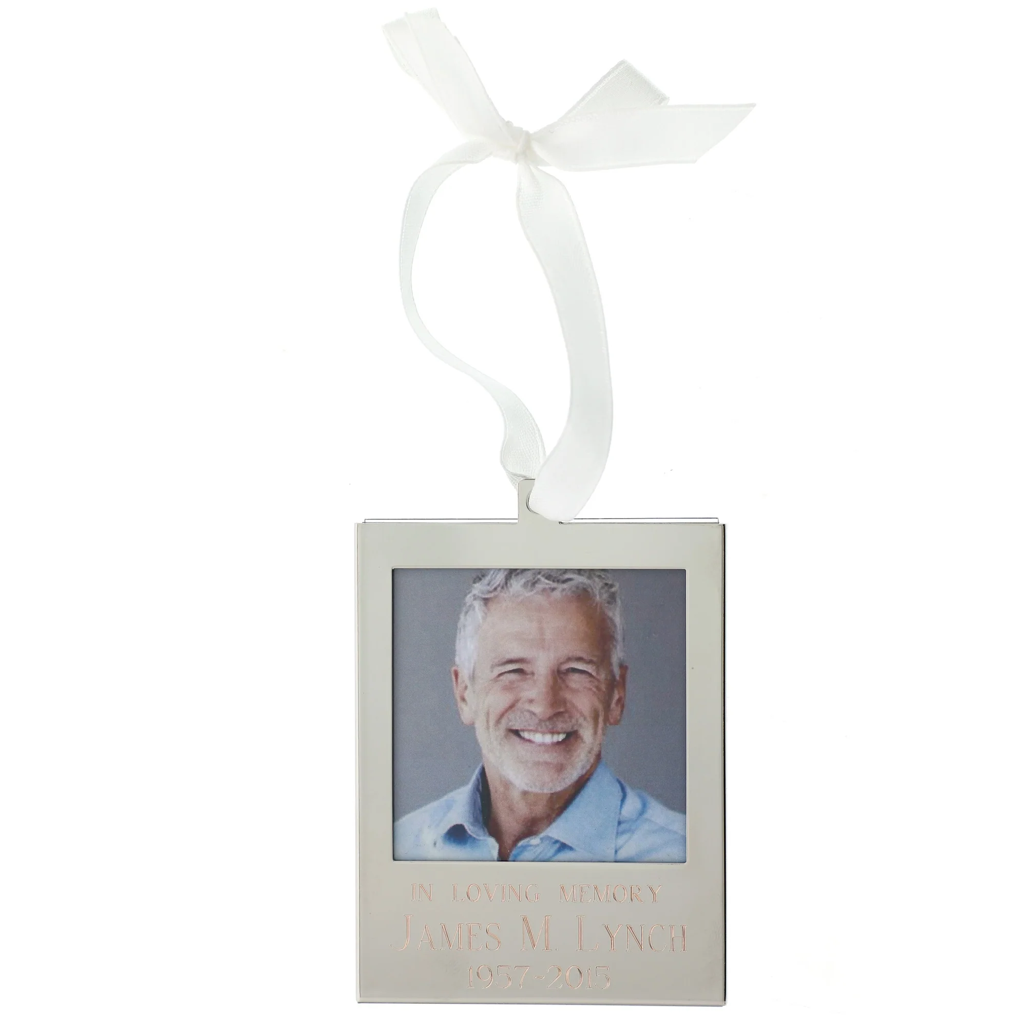 On Eagle's Wings Personalized Memorial Ornament - Image 3
