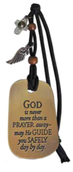Only A Prayer Away Boho Car Charm