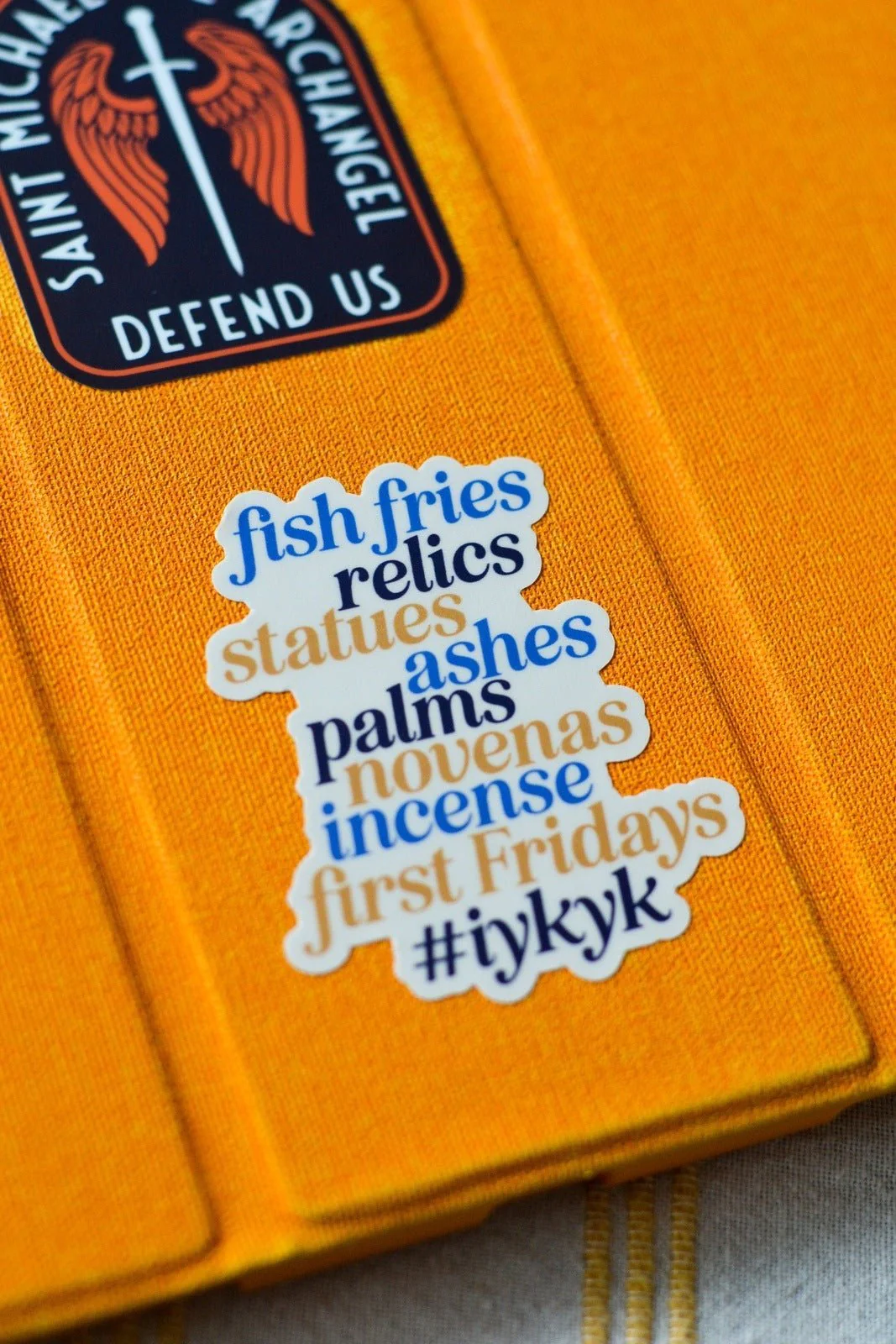 Only Catholic Stuff Vinyl Sticker - Image 5