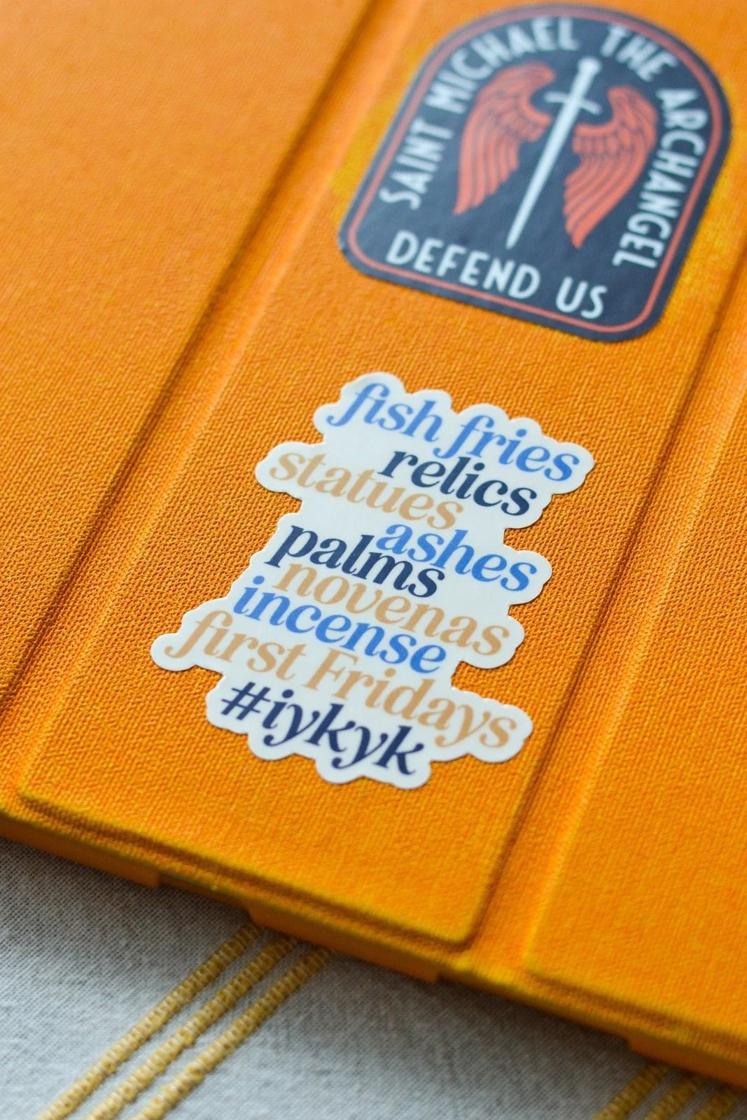 Only Catholic Stuff Vinyl Sticker - Image 7