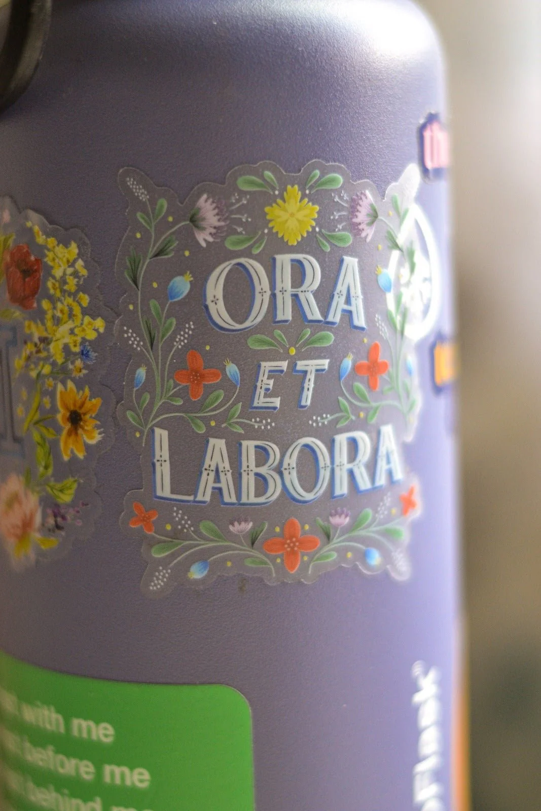 Ora Et Labora Vinyl Sticker - Image 10