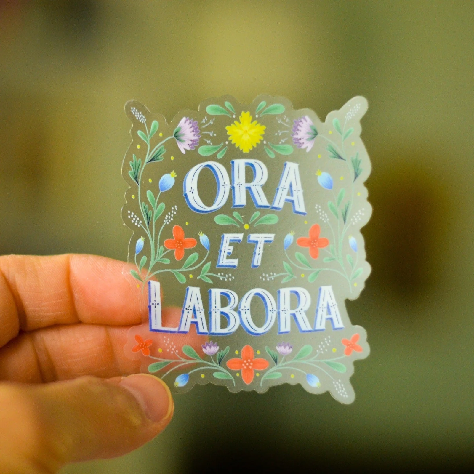 Ora Et Labora Vinyl Sticker - Image 11
