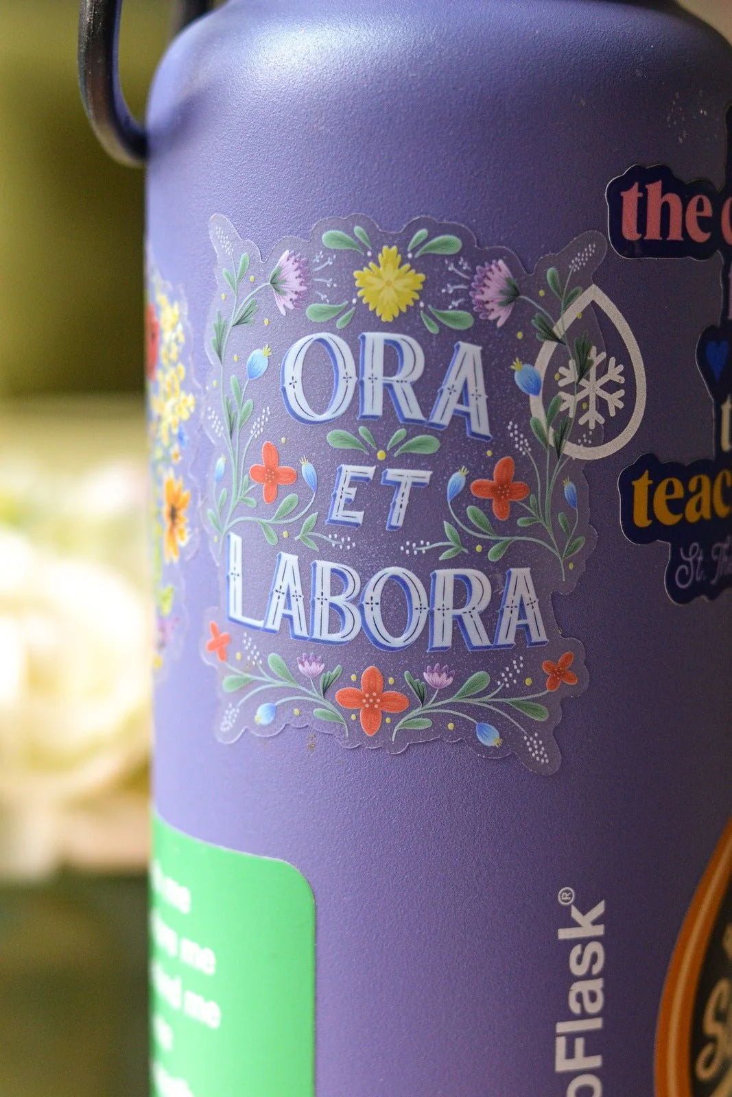 Ora Et Labora Vinyl Sticker - Image 12
