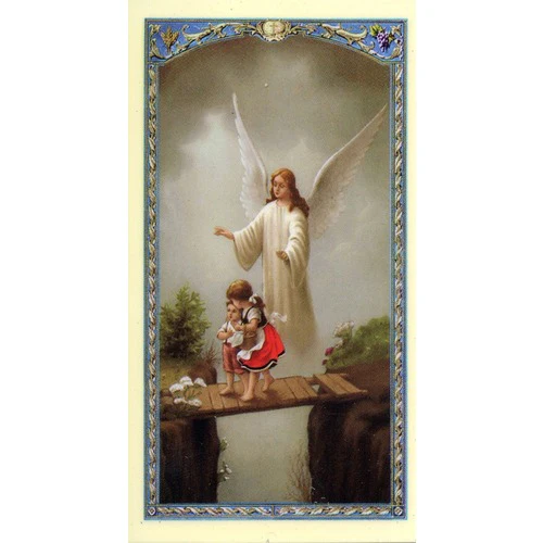 Oracion al Angel de la Guarda (Guardian Angel) – Spanish Prayer Card