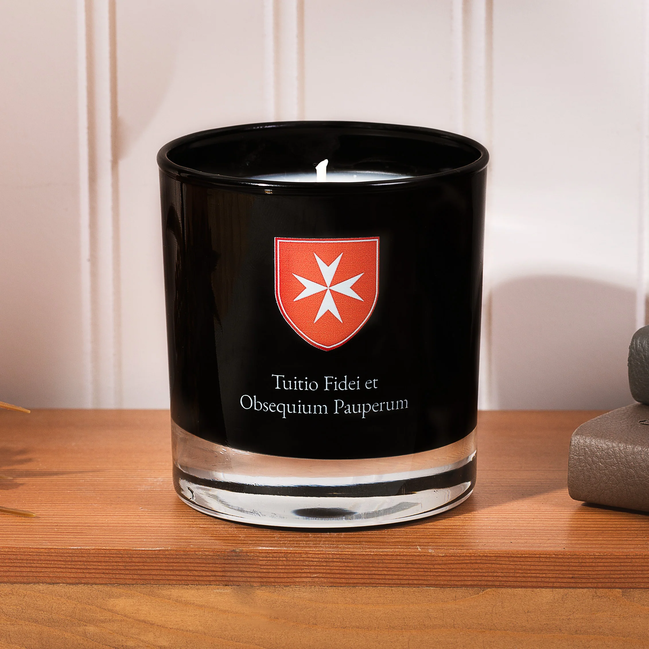 Order of Malta Black Scented Candle