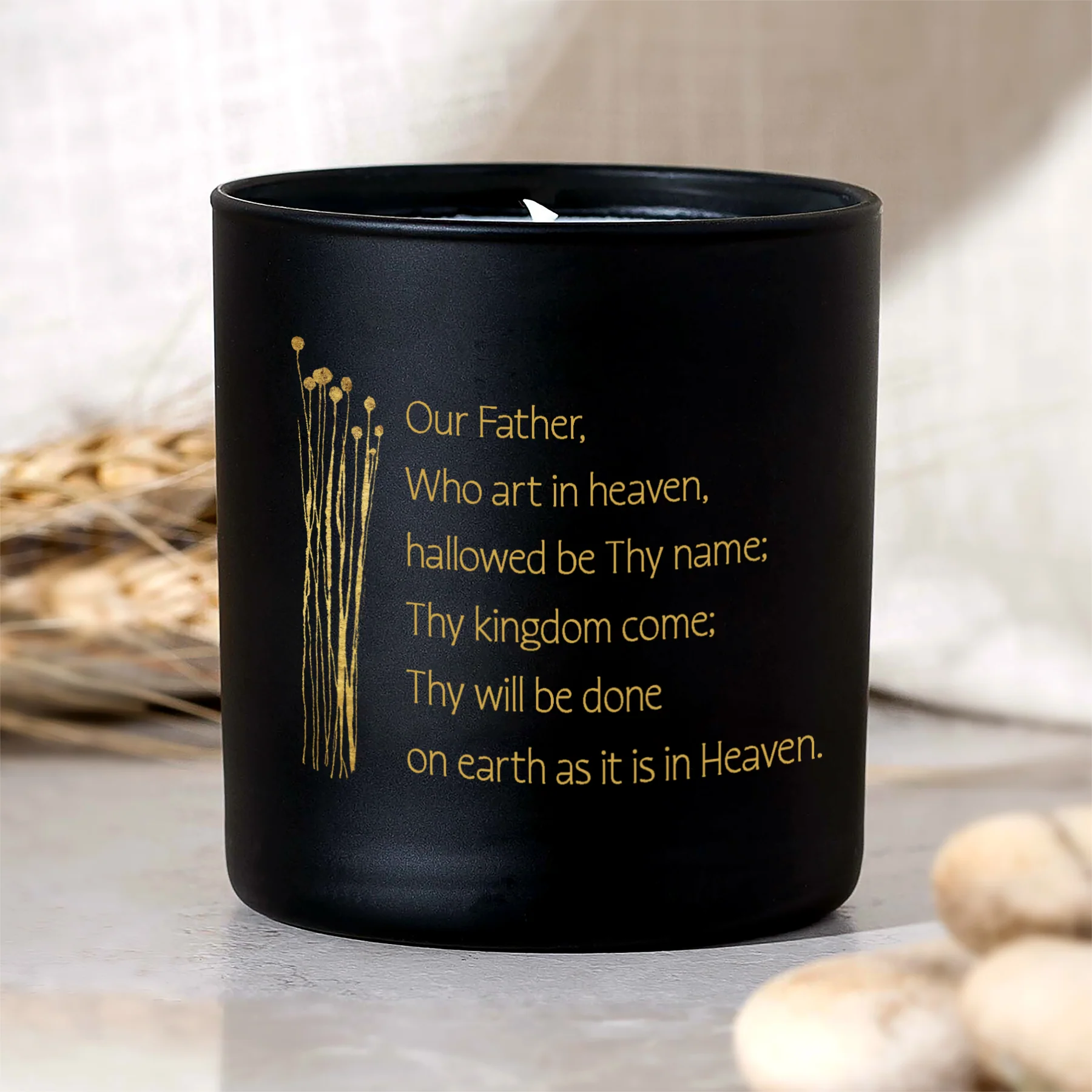 Our Father Botanical Prayer Candle