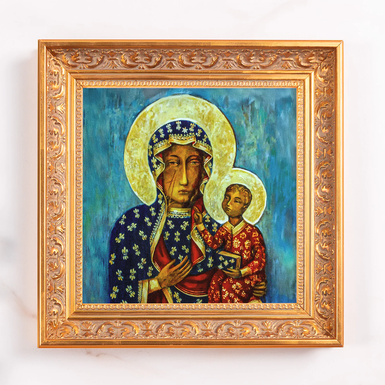 Our Lady of Czestochowa Framed Canvas - Sacred Mini Collection - Image 2
