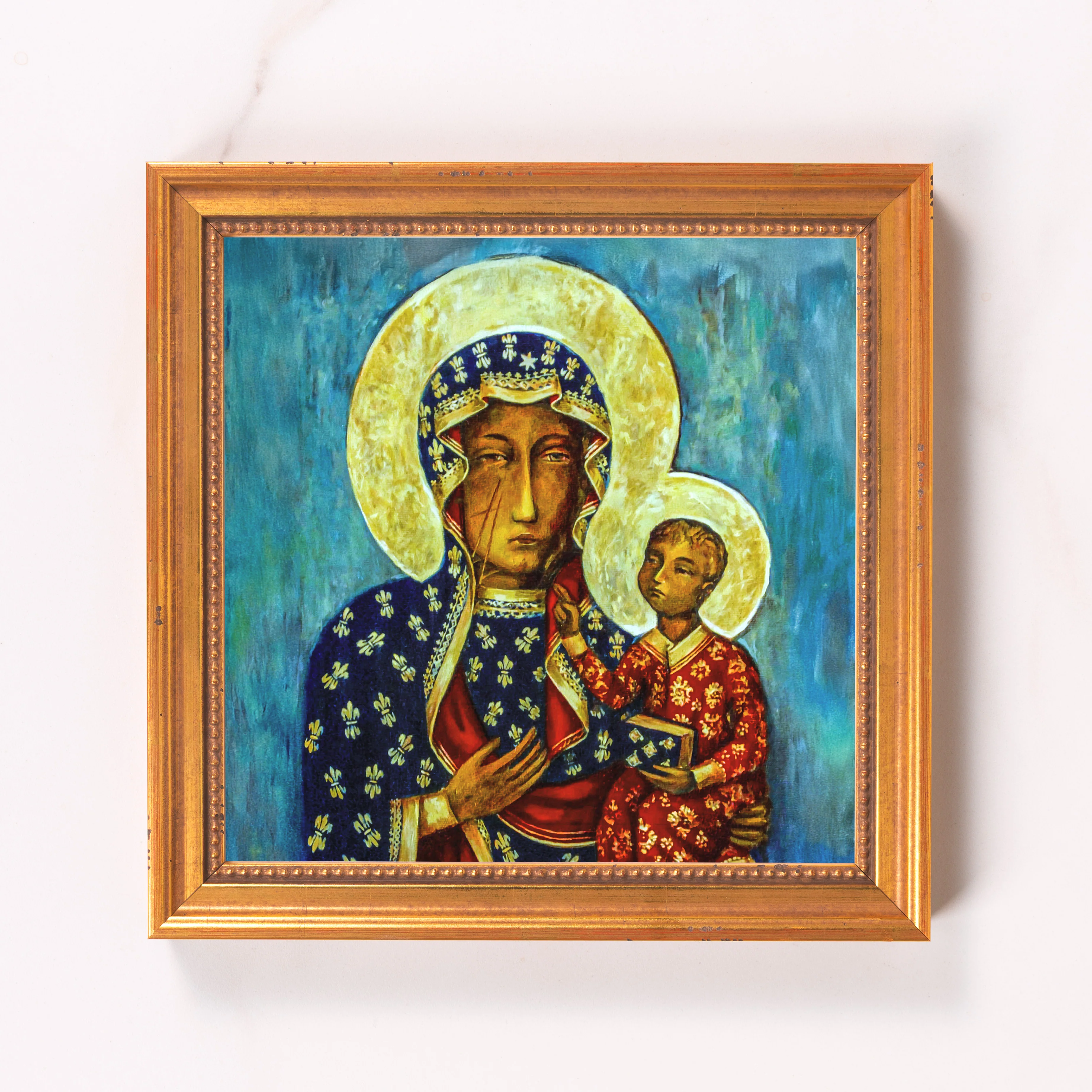 Our Lady of Czestochowa Framed Canvas - Sacred Mini Collection - Image 6