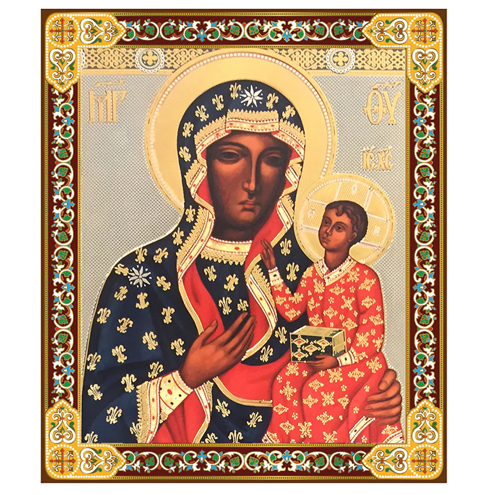 Our Lady of Czestochowa Icon - 7.5"